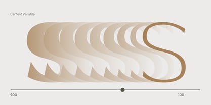 Carfield Font Poster 4
