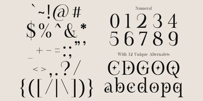 Montegar Font Poster 12