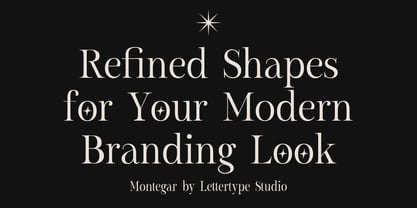 Montegar Font Poster 9