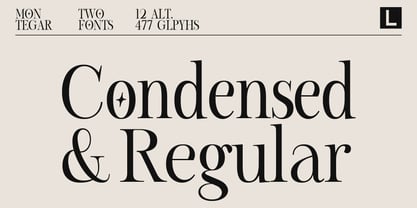 Montegar Font Poster 7