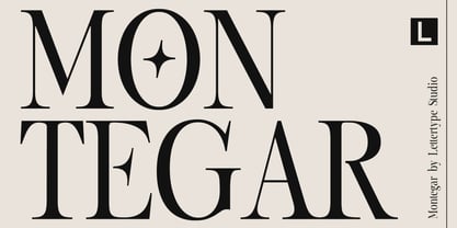 Montegar Font Poster 1