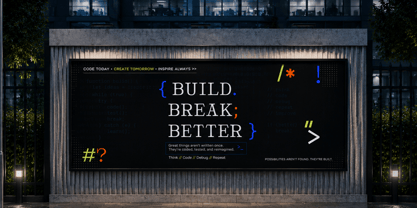 Nickota Font Poster 4