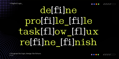 Nickota Font Poster 2
