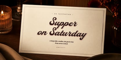Carta Bianca Font Poster 3