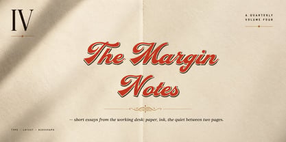Carta Bianca Font Poster 2