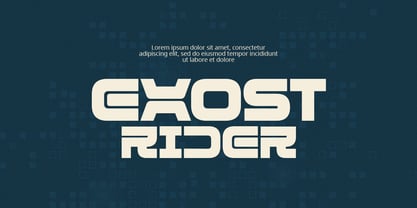 Exos Font Poster 2