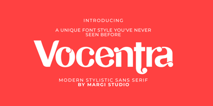 Vocentra Font Poster 1
