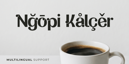Vocentra Font Poster 8