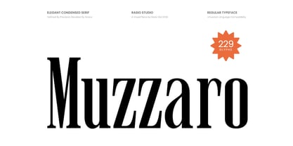 Muzzaro Font Poster 1