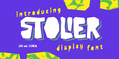 Stolier Font Poster 1