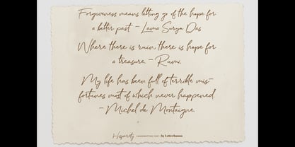 Hosperity Font Poster 5