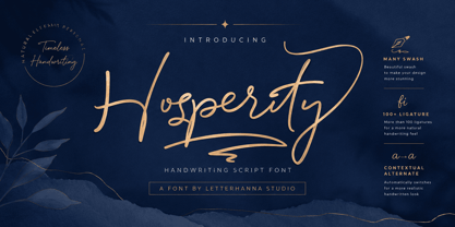 Hosperity Font Poster 1