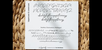Hosperity Font Poster 12