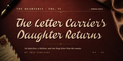 Saluki Juice Font Poster 4