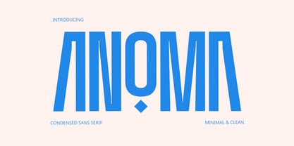 Anoma Font Poster 1