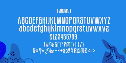 Anoma Font Poster 8