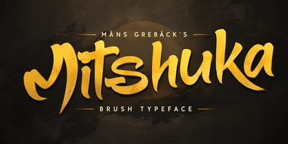 Mitshuka Font Poster 1