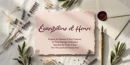 Faigon Script Font Poster 9