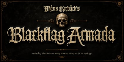 Blackflag Armada Font Poster 1