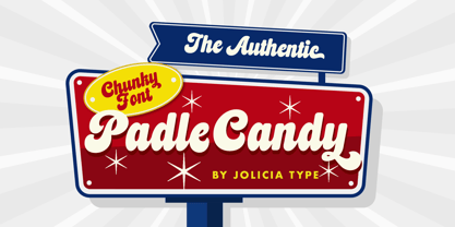 Padle Candy Font Poster 1
