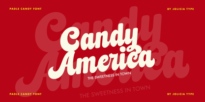 Padle Candy Font Poster 6