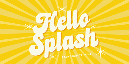 Padle Candy Font Poster 4