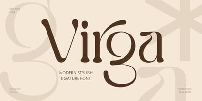 Virga Font Poster 1