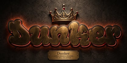 Dunker Font Poster 1