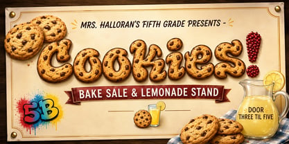 Dunker Font Poster 2