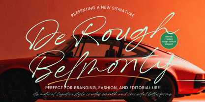 De Rough Belmonty Font Poster 1
