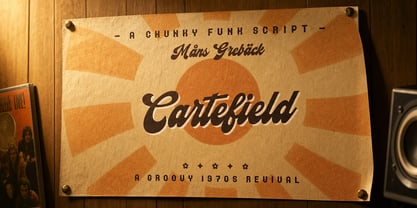Cartefield Font Poster 1