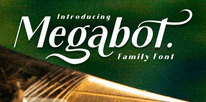 Megabot Font Poster 1