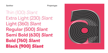 Santhor Font Poster 11