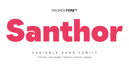 Santhor Font Poster 1