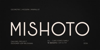 Mishoto Font Poster 1