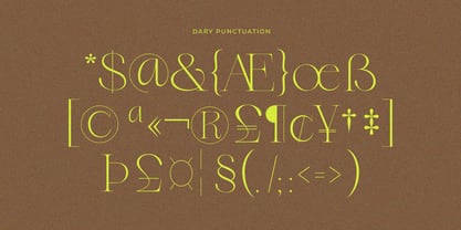 Dary Font Poster 10