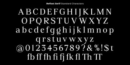Refiost Font Poster 10