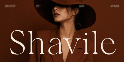 Shavile Font Poster 1