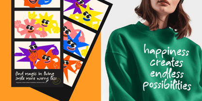 Honey La Joy Font Poster 7