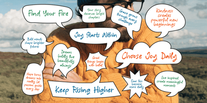Honey La Joy Font Poster 5