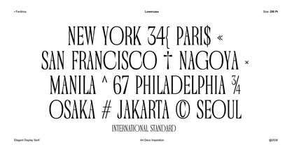 Ferdinos Font Poster 9