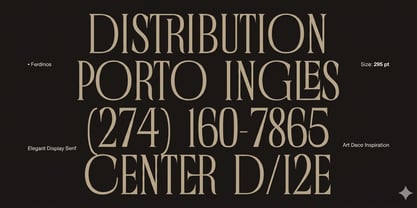 Ferdinos Font Poster 7