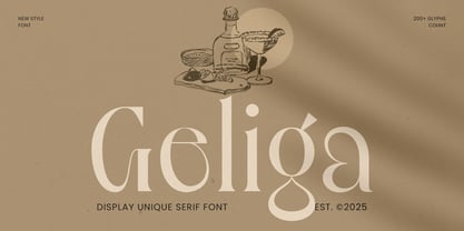 Geliga Font Poster 1