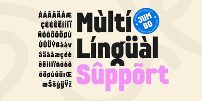 Jumbo Font Poster 13