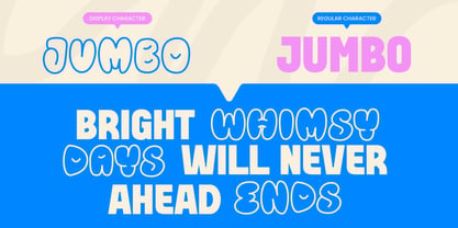 Jumbo Font Poster 9
