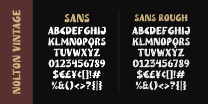 Nolton Vintage Font Poster 10