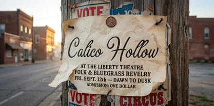 Western Choice Font Poster 8