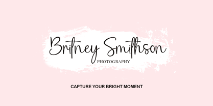 Pinky girl Font Poster 2
