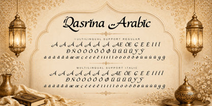 Qasrina Arabic Font Poster 10
