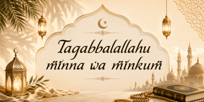 Qasrina Arabic Font Poster 3